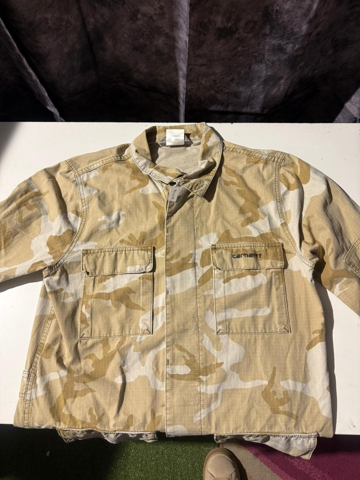Carhartt Desert Camo Shirt 90s Workwear
