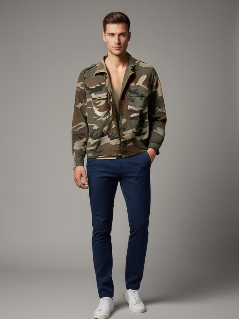 Mil-Spec Woodland Camo Shirt Jacket 90s Deadstock
