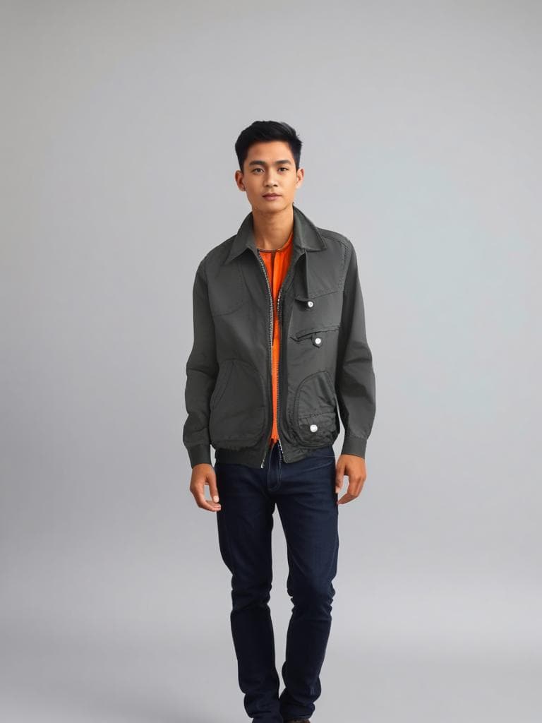 Dsquared2 Black Cotton Bomber Jacket, 00s