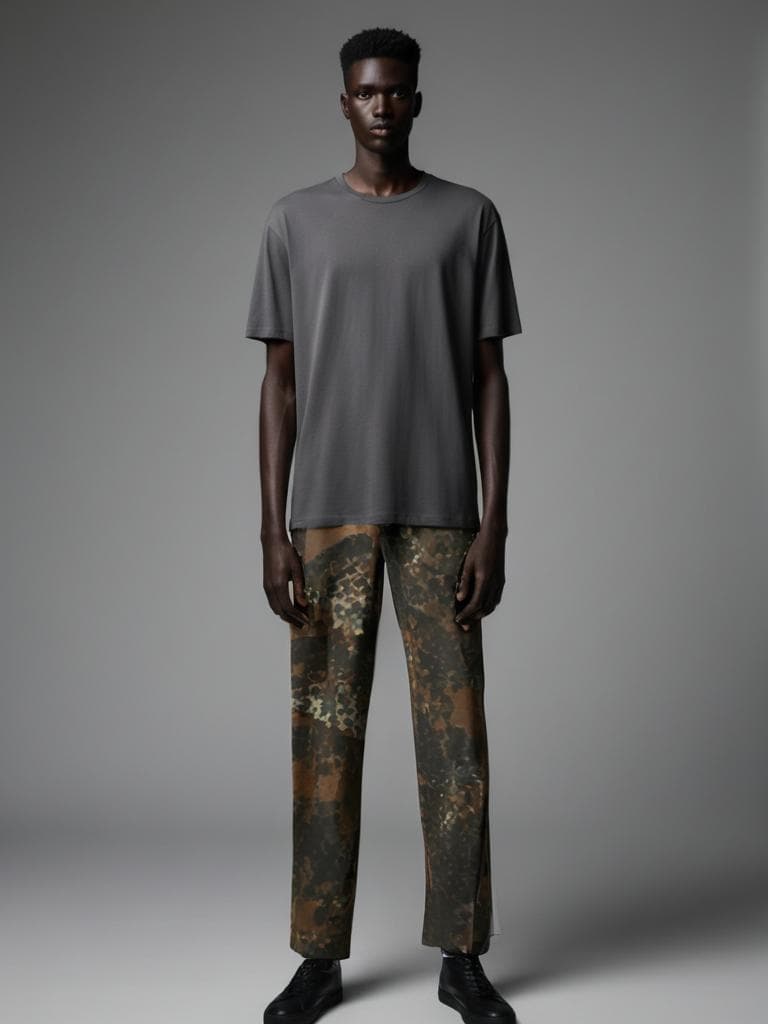 Vintage Flecktarn Cargo Pants 90s Military Streetwear